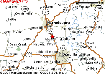 Danville Ky Map | Car Interior Design